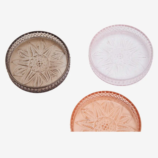 Madam Stoltz coaster glass