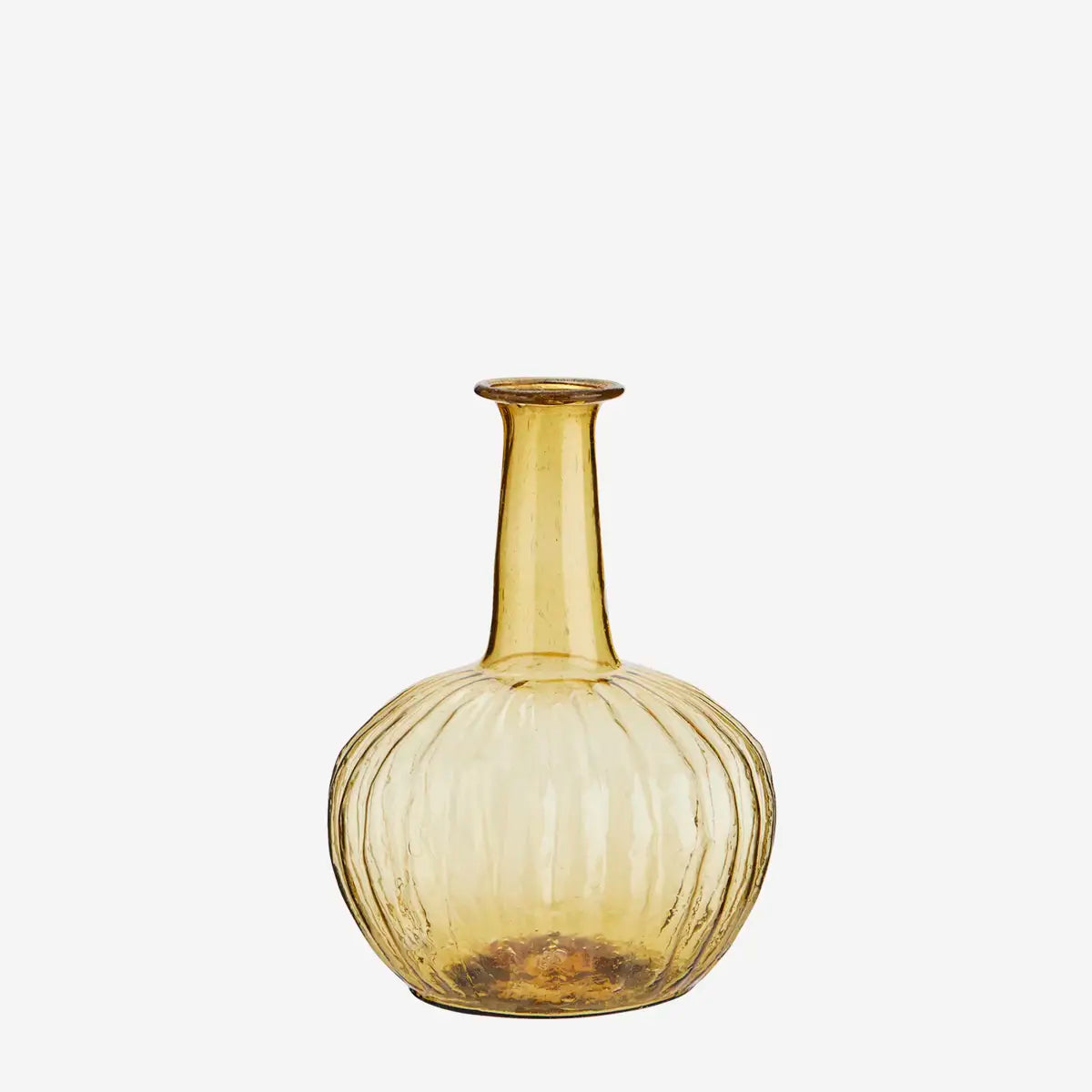 Madam Stoltz Glass vase yellow