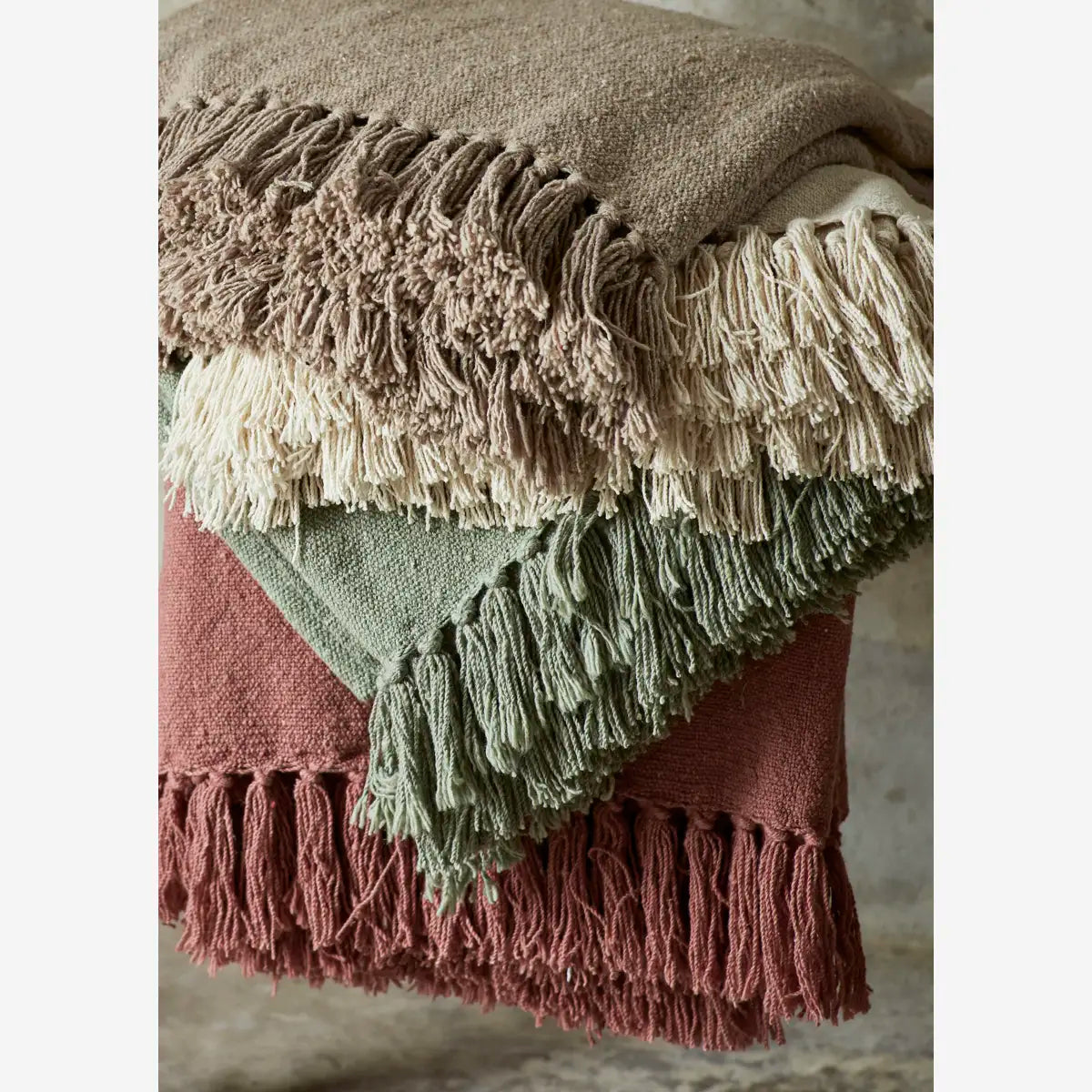 Cotton Plaid Dusty Rose