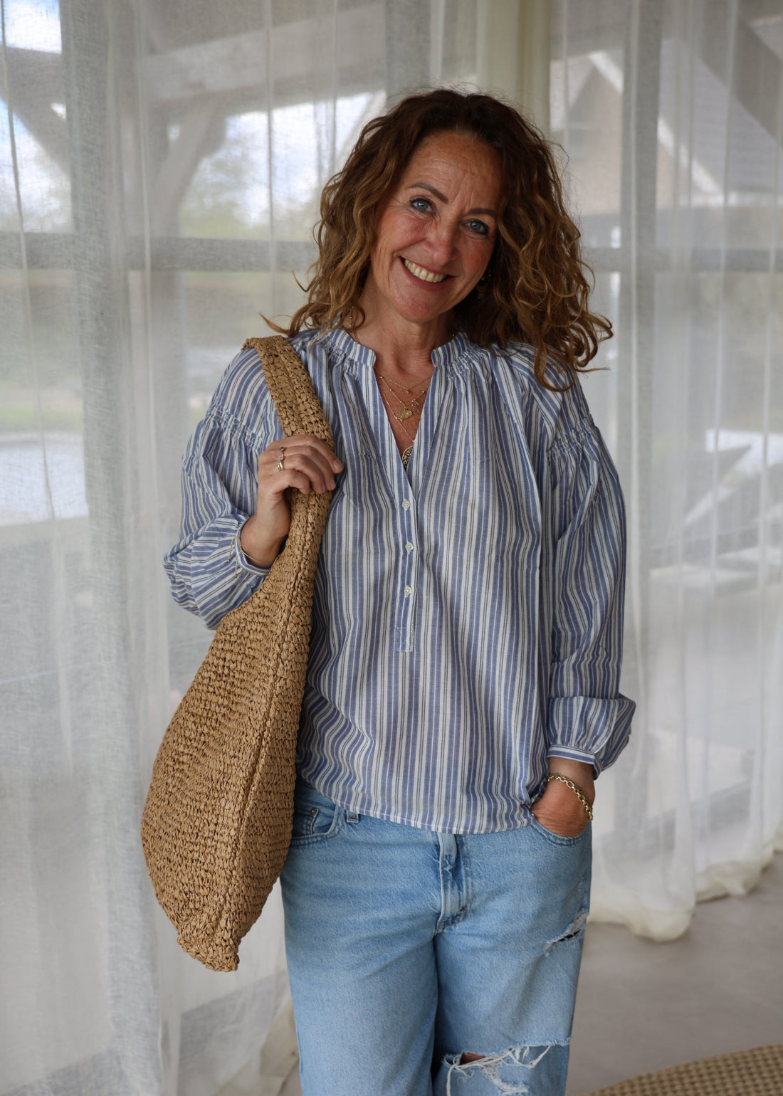 Blouse Cierra Blue
