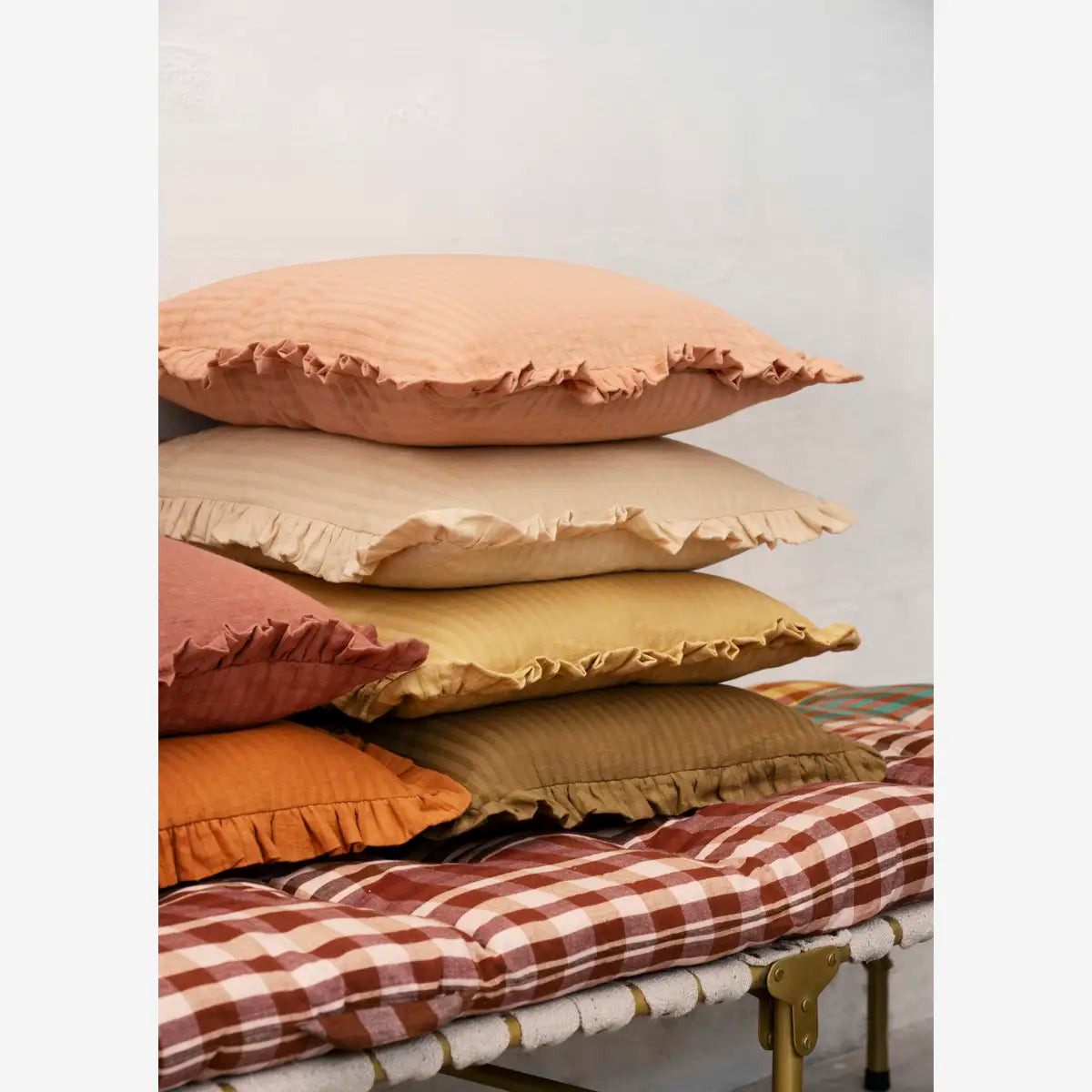 Matras kussen geruit