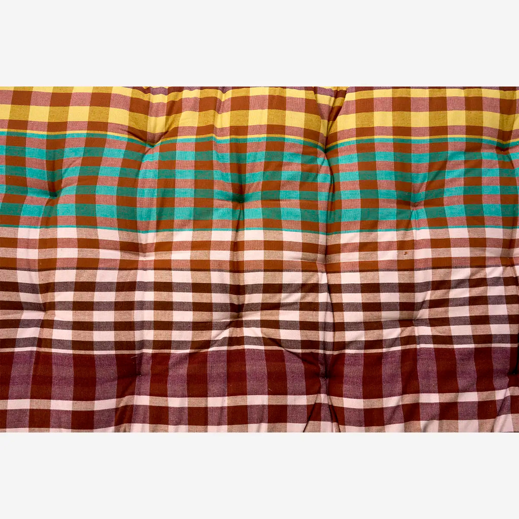 Matras kussen geruit