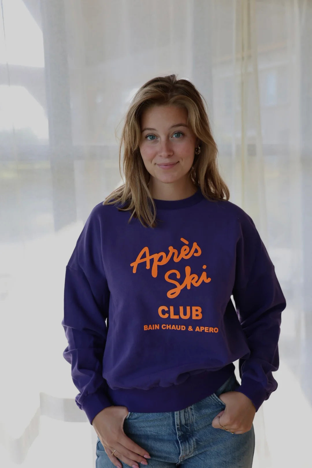 Arsene Apres Ski Club Sweater Purple