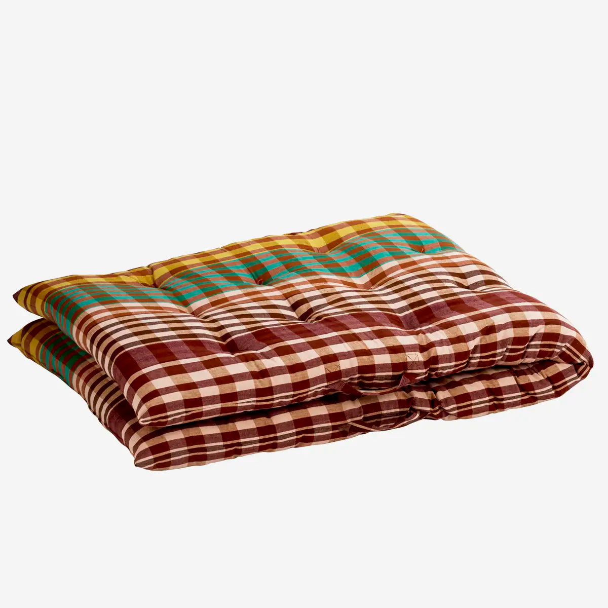 Matras kussen geruit