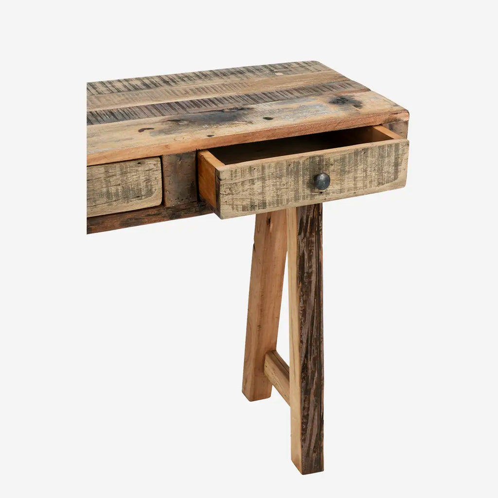 Console tafel hout