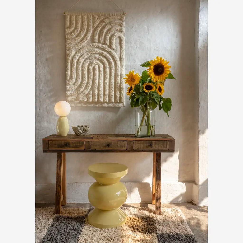 Console tafel hout